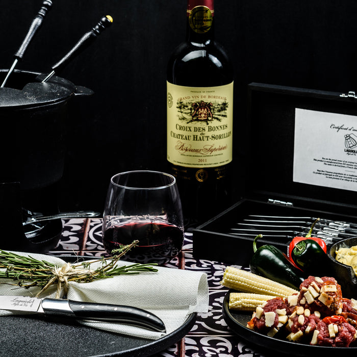 Laguiole Style de Vie Luxury Line Steakmessenset 6 st.
