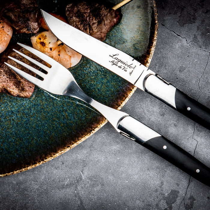 Laguiole Style de Vie Luxury Line Steakmessenset 6 st.