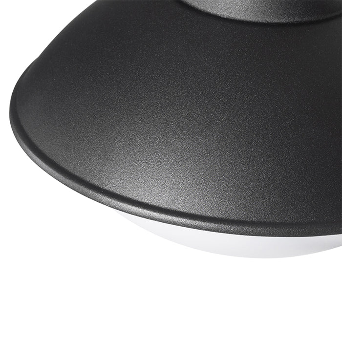 QAZQA Modern buiten paaltje zwart 100 cm IP44 - Marcel