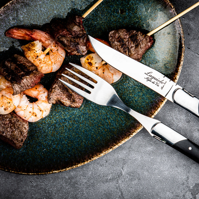 Laguiole Style de Vie Luxury Line Vorken Zwart Ebbenhout