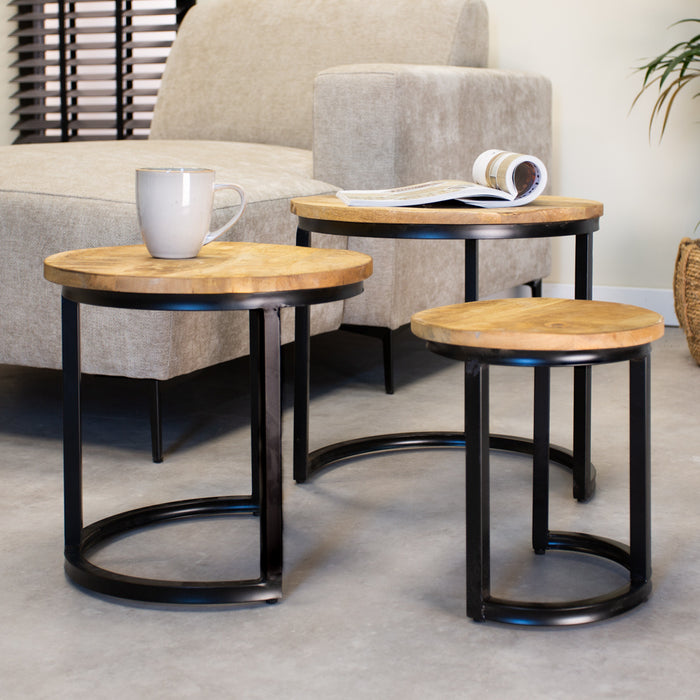 Dimehouse Industriële salontafelset Oxford