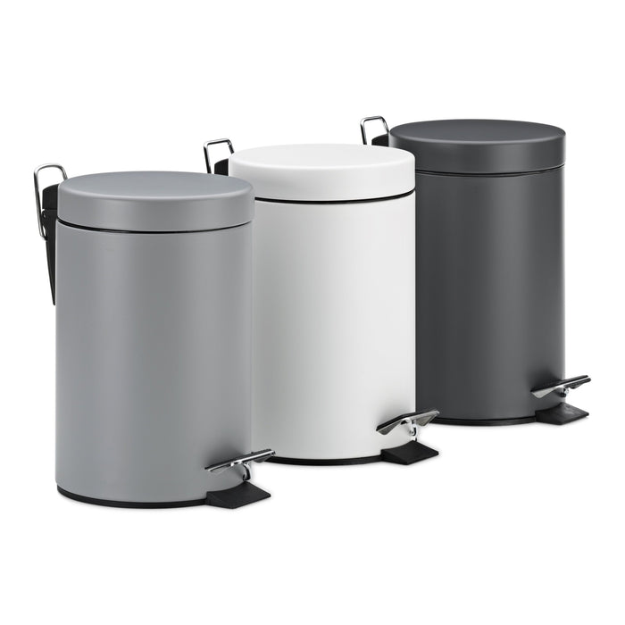 Kela Monaco Pedaalemmer 3 liter - Licht Grijs