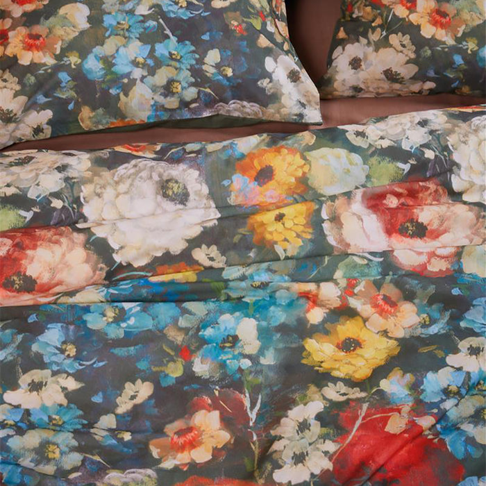 At Home by Beddinghouse History Dekbedovertrek 240 x 220 cm - Groen