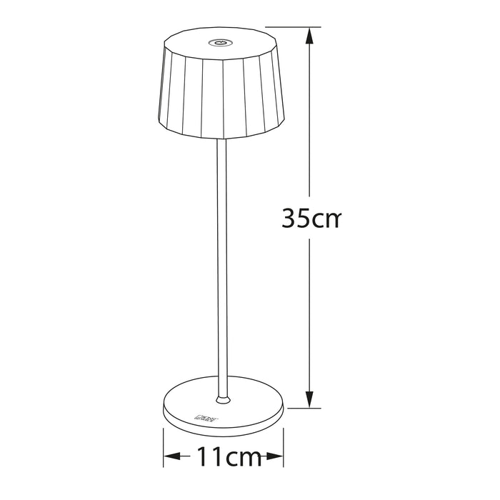 Konstsmide Positano Draadloze Tafellamp