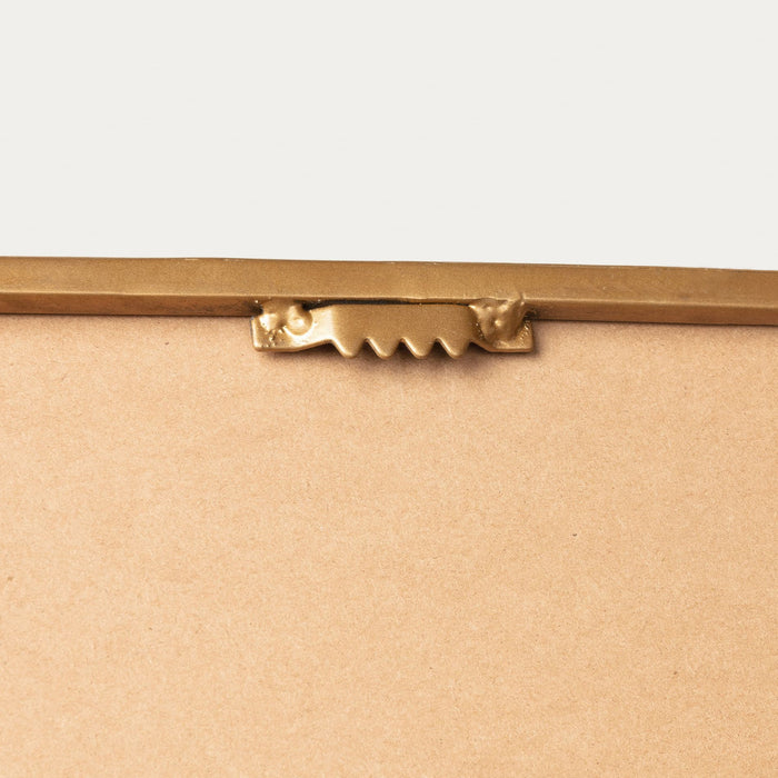 Kave Home - Wandspiegel Marco van goudkleurig metaal 55 x 150,5 cm