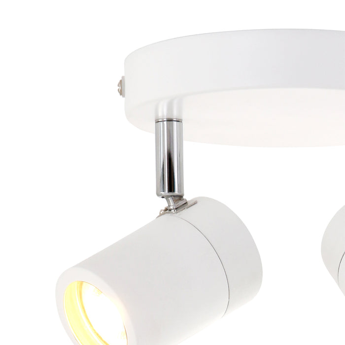 Mexlite - spot - Upround LED - wit - metaal - Ø 24cm - GU10 - 2487W