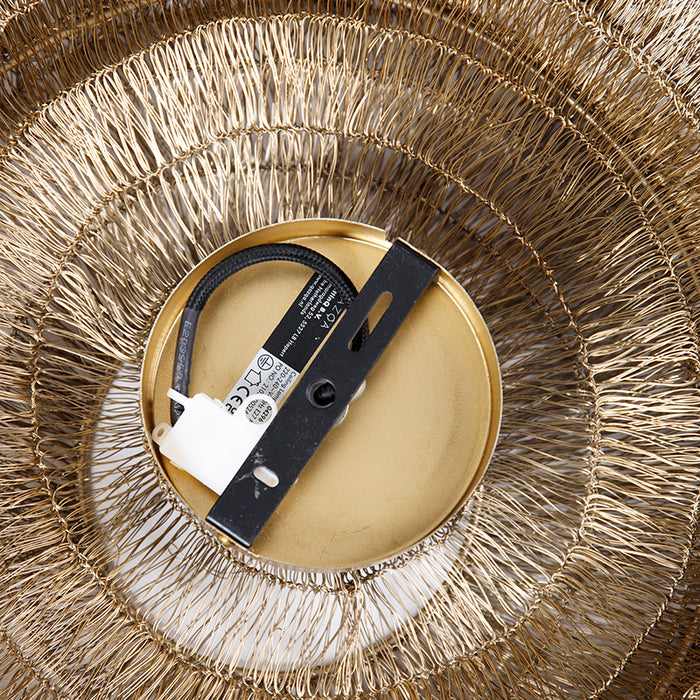 QAZQA Oosterse plafondlamp goud 45 cm - Vadi