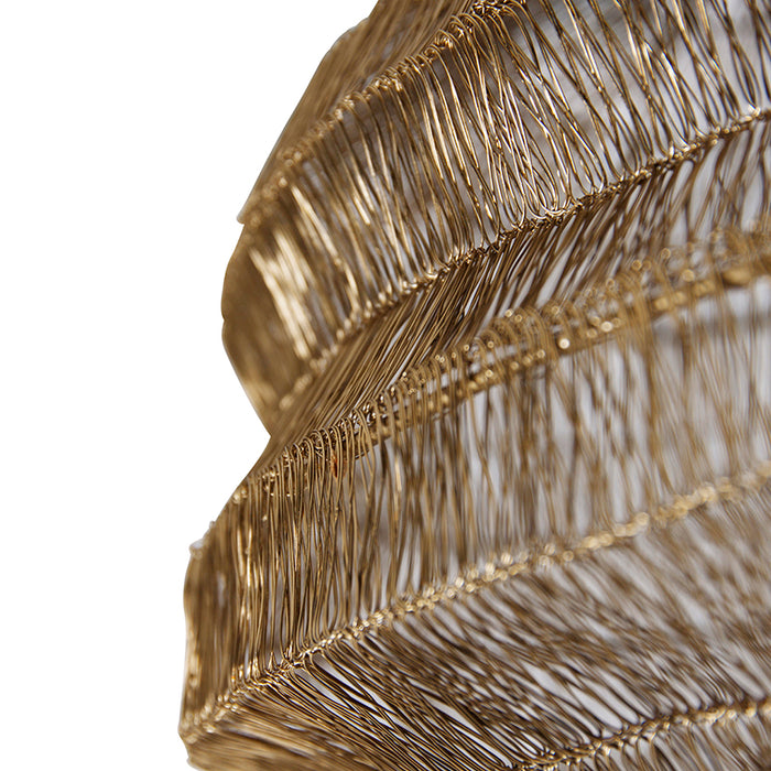 QAZQA Oosterse plafondlamp goud 45 cm - Vadi