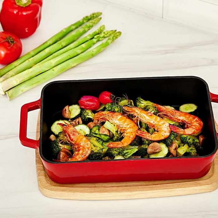 Buccan - Hamersley - Gietijzeren ovenschaal - Rood