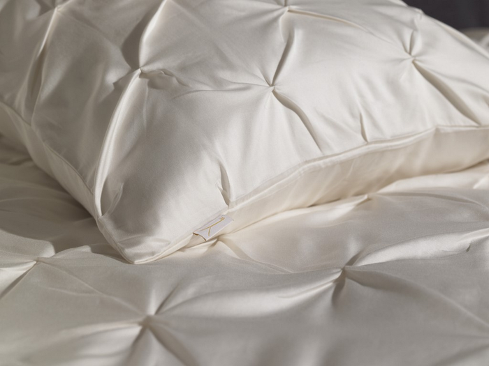 Yellow Dekbedovertrek Katoen Satijn Nova - off white