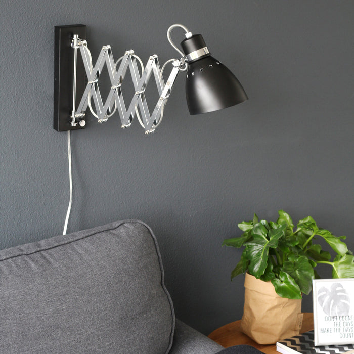 Steinhauer Wandlamp Spring Zwart 6290ZW