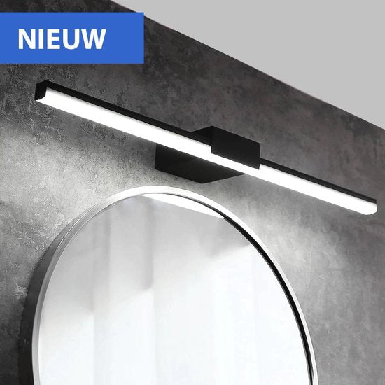 Vtw Living - Spiegellamp Badkamerlamp - Spiegelverlichting - Zwart