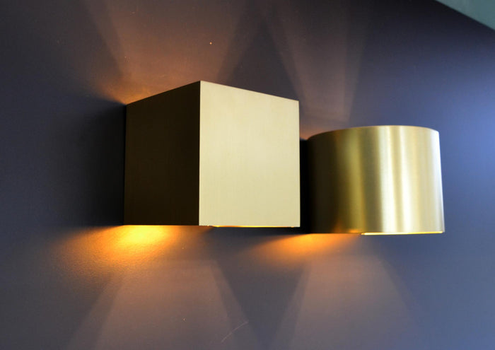 Lucide XIO Wandlamp - Mat Goud | Messing