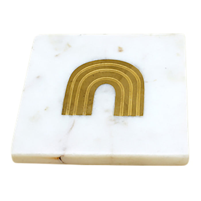 À la Marble Onderzetter Set van 2 - Regenboog