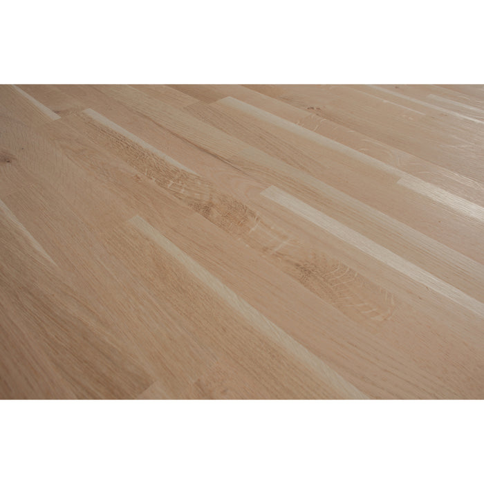 WOOOD Tablo Tafelblad Rond - Eiken - Onbehandeld - 2,4x120x120