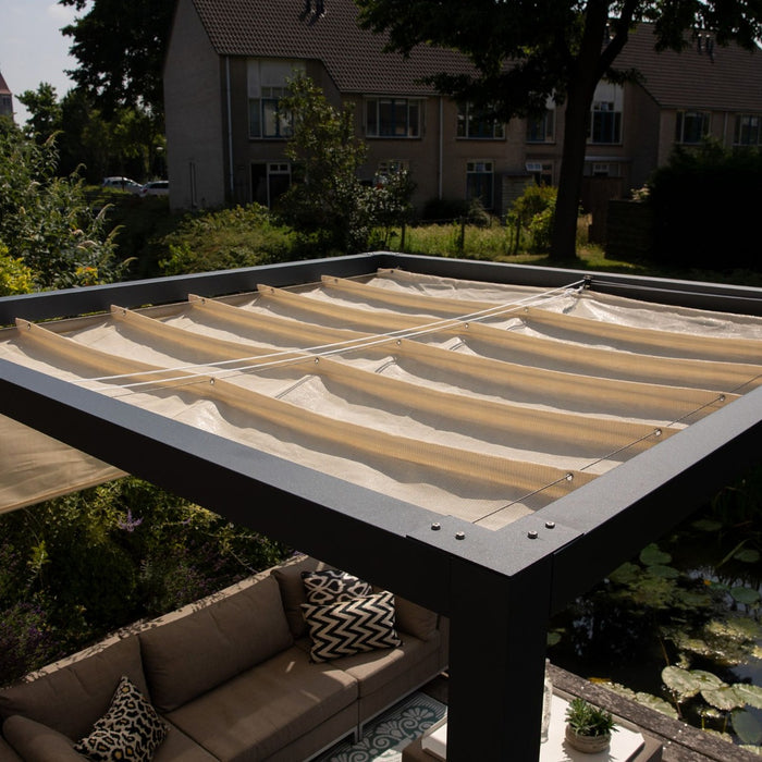 Nesling Harmonica Schaduwdoek Zand 290 x 300 cm