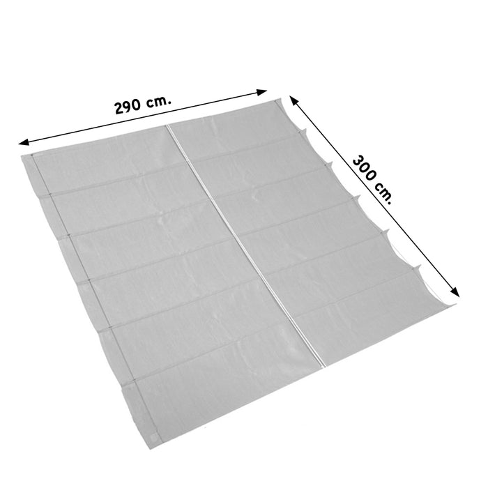 Nesling Harmonica Schaduwdoek Antraciet 290 x 300 cm