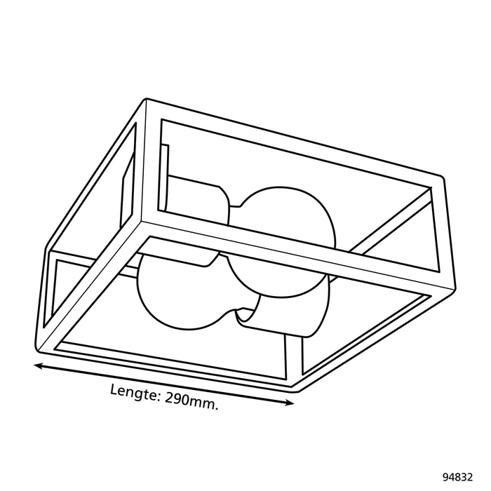 EGLO Alamonte Wand/Plafondlamp