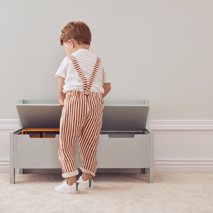 Kid's Concept Sofa Met Opbergmogelijkheid - Lichtgroen