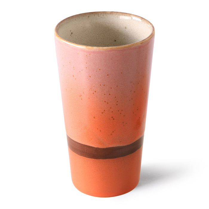 HKliving 70's Latte Mok 0,28 L - Mars