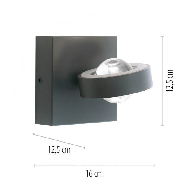 Paul Neuhaus Wandlamp Q-MIA Antraciet Led Smart Home