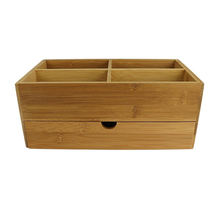 Orange85 Make up Organizer Bureau Pennenbak Badkamer Bamboe