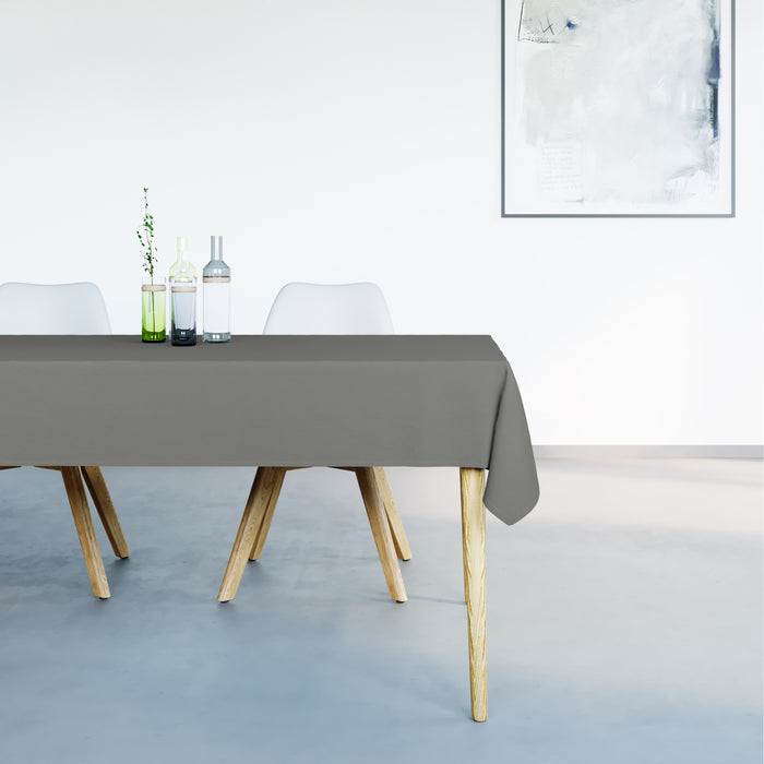 Mistral Home-Tafelkleed waterafstotend-150x250 cm-Donkergrijs