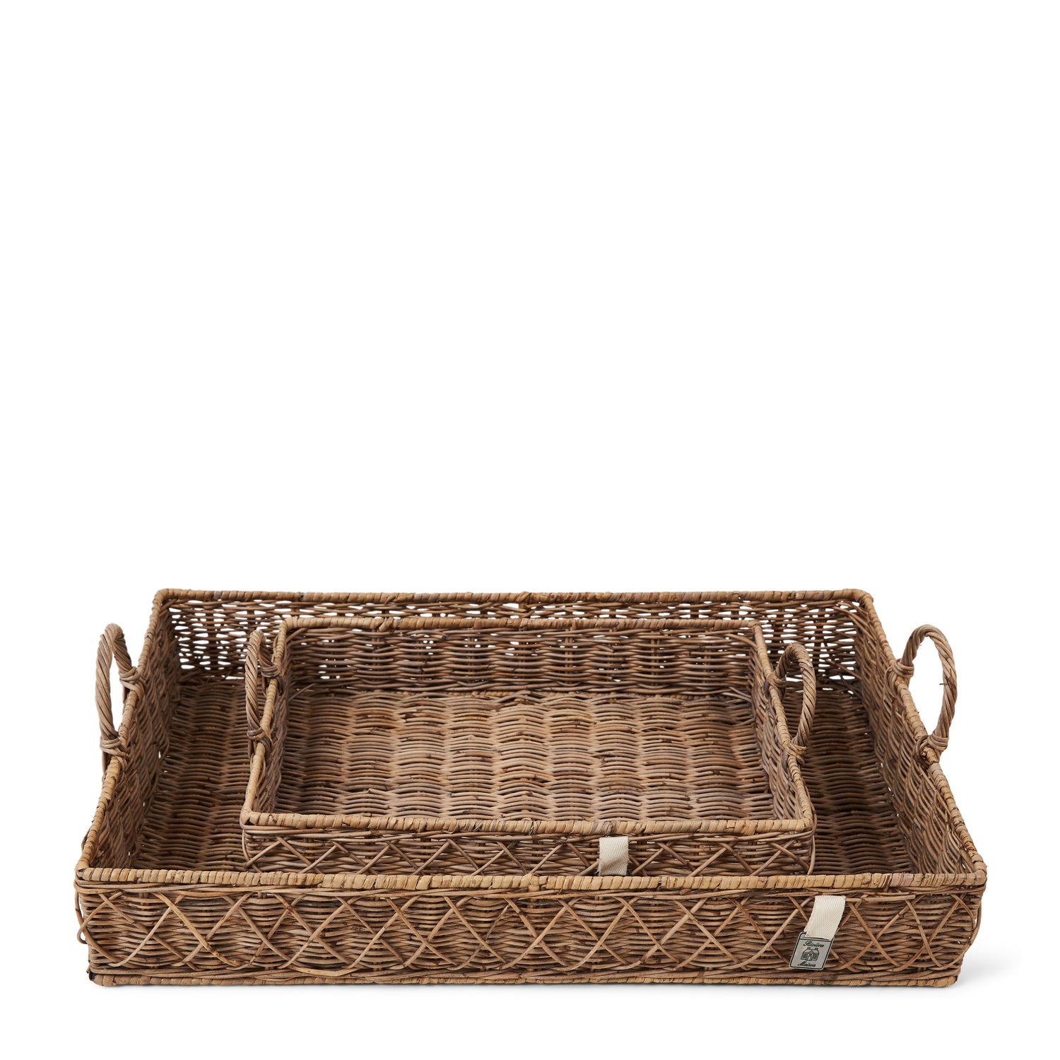 Rivièra Maison Diamond Weave Dienblad Set van 2