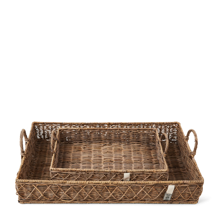 Rivièra Maison Diamond Weave Dienblad Set van 2