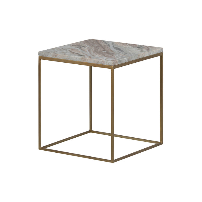 WOOOD Mellow Bijzettafels - Marmer - Champagne - Set van 2