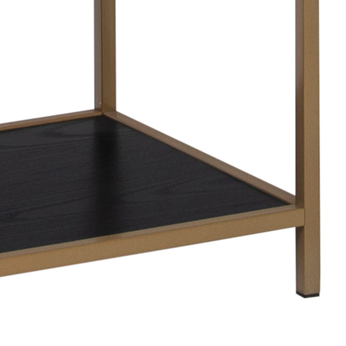 by fonQ  Jaxon Stellingkast 185 x 77 cm - Zwart / Goud