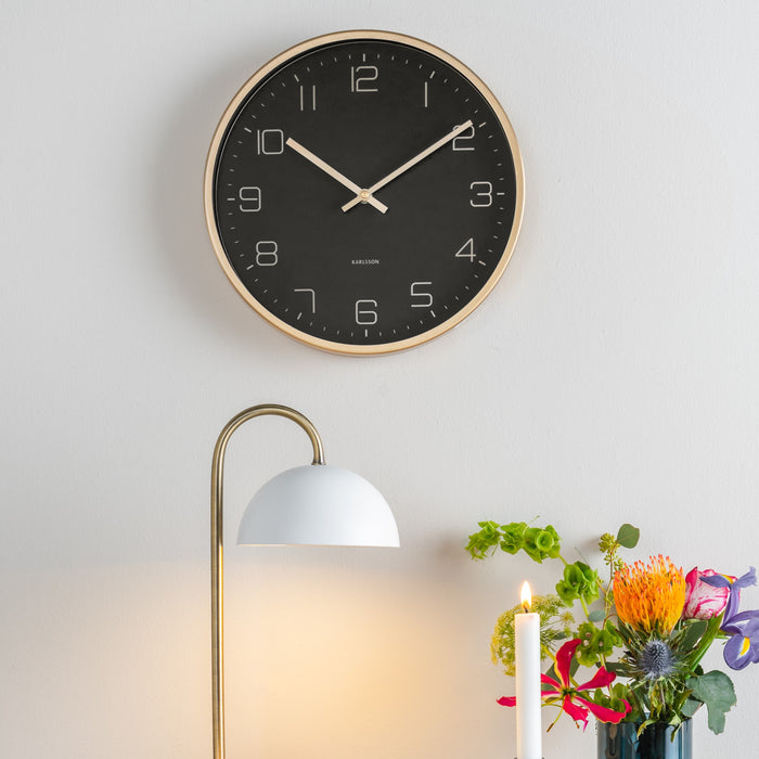 Karlsson Gold Elegance Wandklok Ø 30 cm
