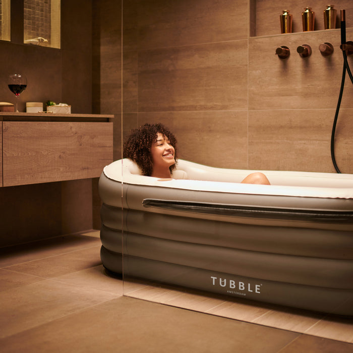 Tubble Royale Airbath - Ambient Taupe - Opblaasbaar bad - jacuzzi