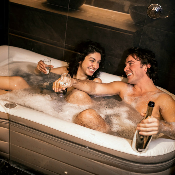 Tubble Royale Airbath - Ambient Taupe - Opblaasbaar bad - jacuzzi