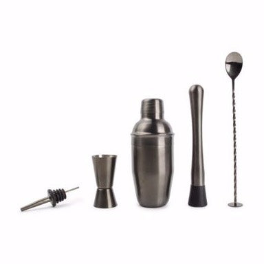 Salt & Pepper Bar Cocktailset 7-delig - Zwart
