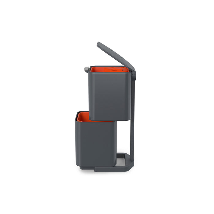 Joseph Joseph Intelligent Waste Afvalemmer Totem Compact 40 Liter (2x20 Liter)
