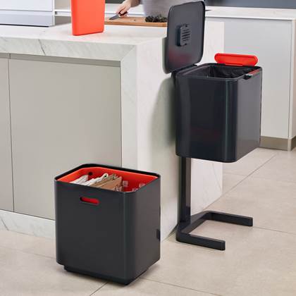 Joseph Joseph Intelligent Waste Afvalemmer Totem Max 60 Liter (30+30 Liter)
