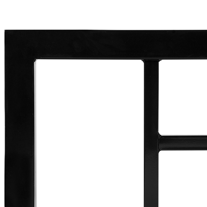 Beliani - CUSSET - Tweepersoonsbed - Zwart - 160 x 200 cm - Metaal