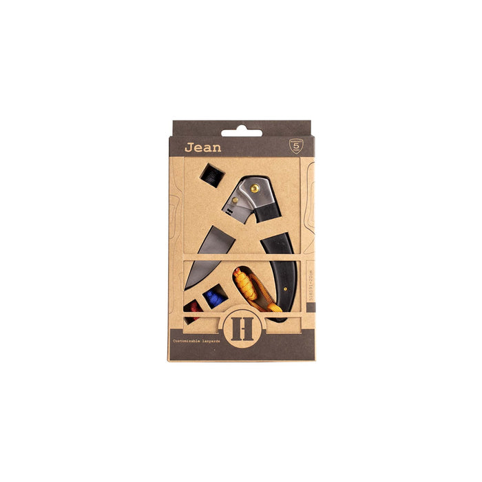 Homey's Jean Zakmes - Outdoor - RVS|pakkahout - 4 keycords - linerlock