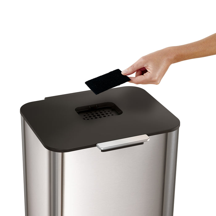 Joseph Joseph Intelligent Waste Afvalemmer Totem Max 60 Liter (30+30 Liter)