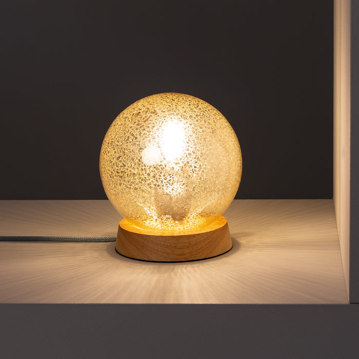 Bussandri Tafellampen klassiek - Hout - Goud