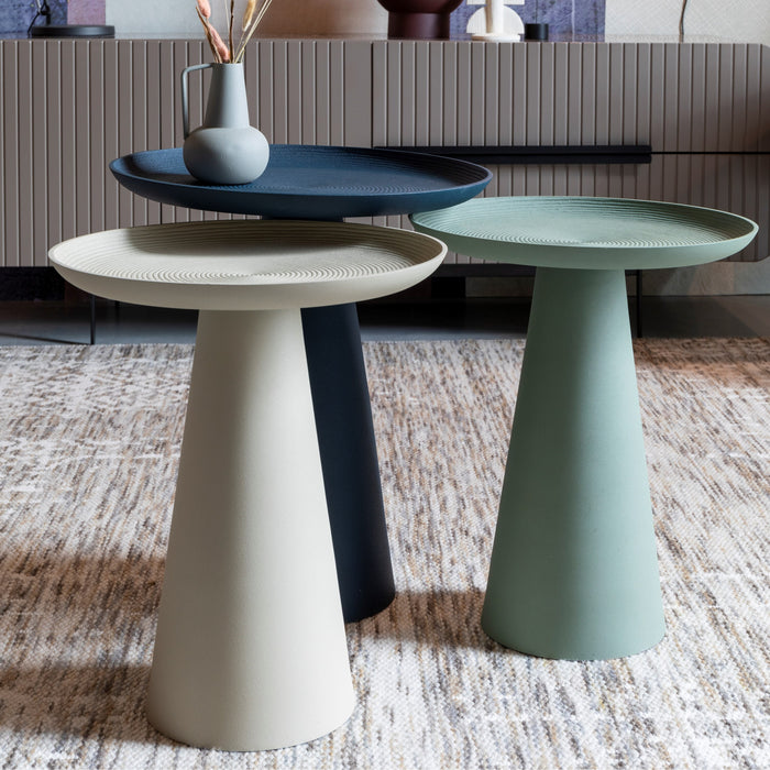 by fonQ basic Tira Bijzettafel - Klei - Ø 34,5 cm