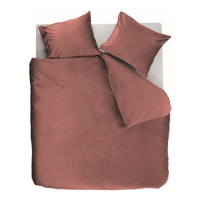 At Home by Beddinghouse Tender Dekbedovertrek 240 x 200/220 cm - Donkerroze