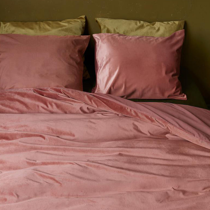 At Home by Beddinghouse Tender Dekbedovertrek 240 x 200/220 cm - Donkerroze