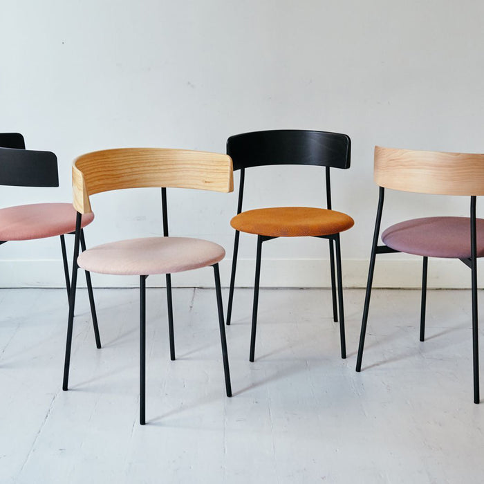 FEST Amsterdam Friday Chair Board Zinc Eetkamerstoel