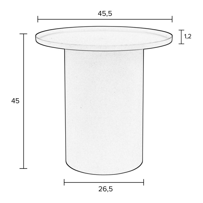 by fonQ basic Amalie Bijzettafel - Groen