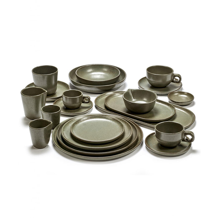 SERAX - Sergio Herman - Surface Bord 4 st. - Ø 27 cm - Camogreen