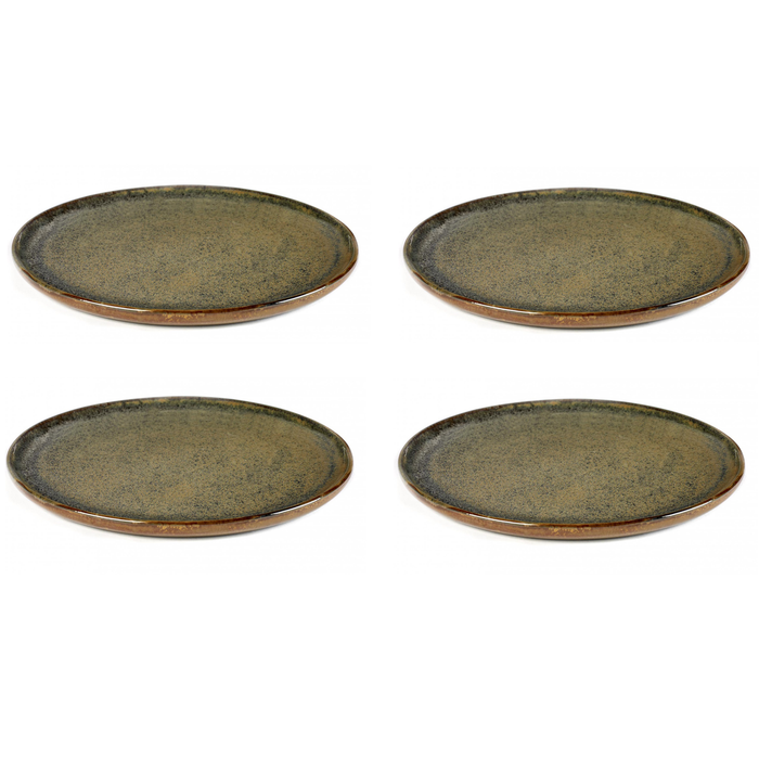 SERAX - Sergio Herman - Surface Bord 4 st. - Ø 27 cm - Indy Grey