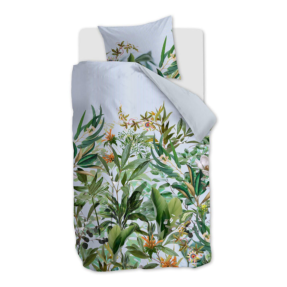 Kardol & Verstraten Cadence Dekbedovertrek 140 x 200/220 cm - Blauw/Groen