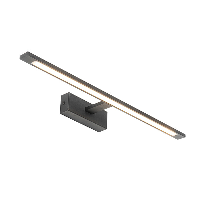 QAZQA Moderne wandlamp zwart 62 cm incl. LED IP44 - Jerre